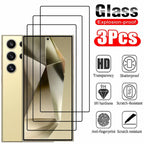 Tempered Glass For Samsung Galaxy S26 S25 S24 Ultra Screen Protector A17 A27 A37 A57 A56 A36 A26 A16 A55 A54 A53 A35 Film