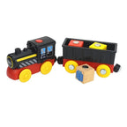 Wooden Train Toys Train Track Magnetic Set Electric Car Locomotive Diecast Slot Fit All Wood Brand Biro Railway Tracks For Kids