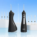 SEJOY Water Flosser Irrigator Dental Teeth Whitening strips Portable 230ML Tank 5 Modes 8 Jet Tips Washing Machine for Home