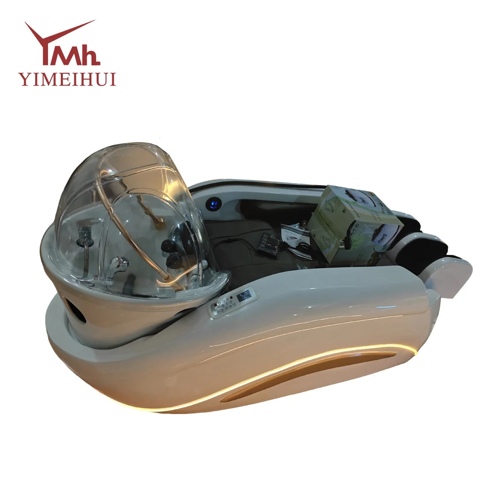 Professional Hot Sell Electric Lay Down Salon Head Spa Massage Shampoo Bed With Head Therapy and Steamer Main image