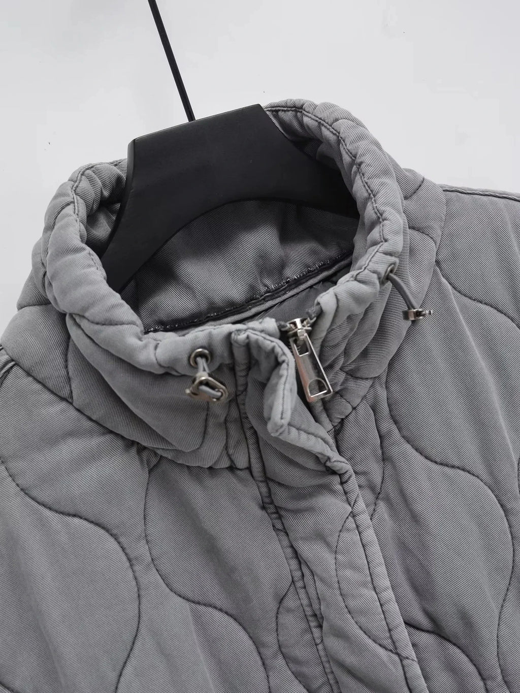 Autumn Winter Women Standing Collar Light weight Sleeveless Cotton Coat Vest Women Pocket Decoration Tank Top