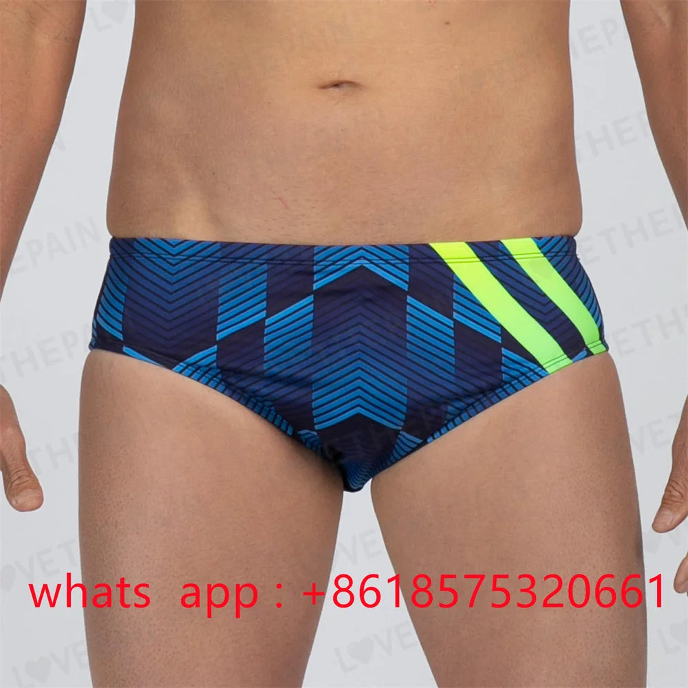 Zootekoi Men Swimwear Training Swim Shorts Beach Trunks Swimming Pants Swimsuit Jammer Summer Sports Surf Pantalones Shorts 2024