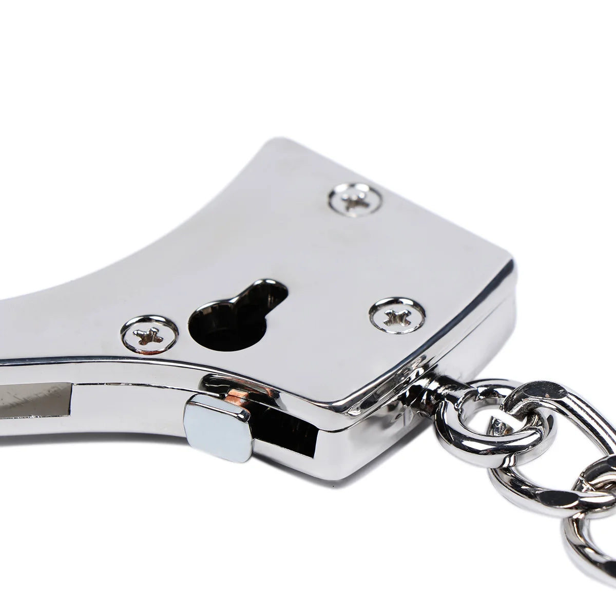 DUTRIEUX Stainless Steel Handcuffs Adjustable Fetish Restraints BDSM Bondage Alloy Lock Hand Ankle Cuffs Set Sex Toys For Couple