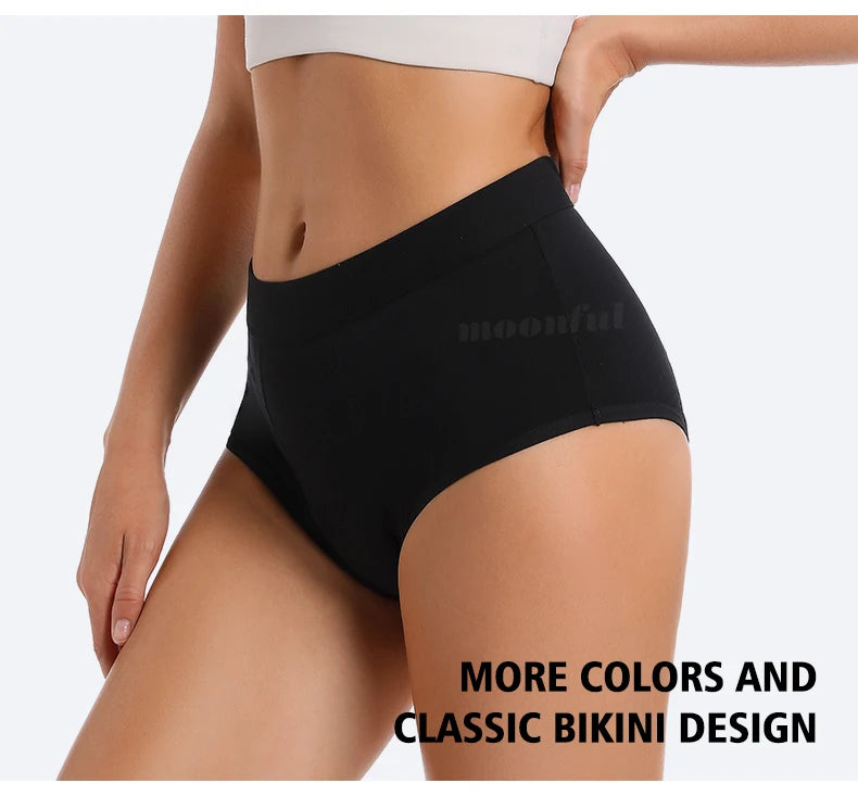 3PCS/Lot Menstrual Panties Woman Very Abundant Flow Menstruation Underwear High Waist Leak Proof Period Panties for Girls Set