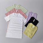 Women Yoga Top Seamless Sport T Shirts Fitness Clothes Short Sleeve Yoga Shirt Gym Top Running Active Wear Sport Top