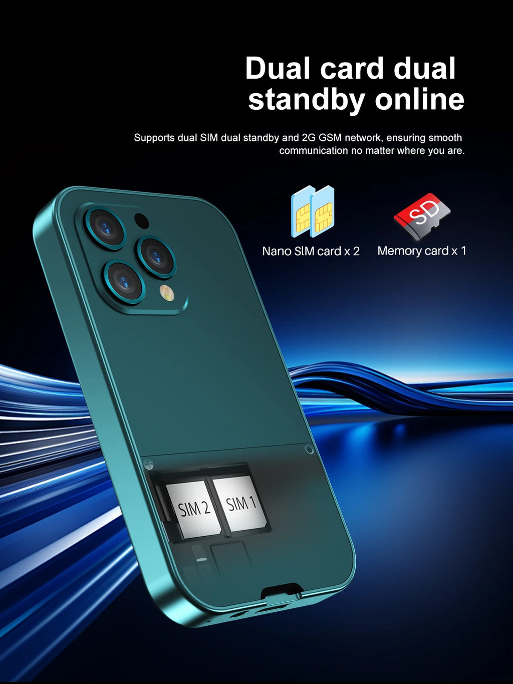 SERVO V9 Small Mobile Phone 2.01inch 2 SIM Cards Magic Voice FM Radio Torch Speed Dial 2G GSM Mini Keyboard Mobile Phone MP3 MP4