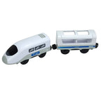 Wooden Train Toys Train Track Magnetic Set Electric Car Locomotive Diecast Slot Fit All Wood Brand Biro Railway Tracks For Kids