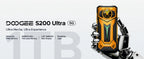 Phone robust DOOGEE S200 Ultra 5G AI 6,72 "Dimensity 7400 48 Go RAM (12 36) 1 To ROM battery 11000 mAh Android 15 NFC Smar
