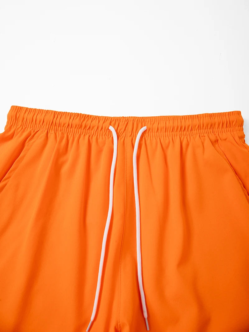 Mens Swim Trunks with Compression Liner Phone Pocket Summer Quick Dry Board Shorts Beach Shorts Swimwear Swimsuit Bathing Suits