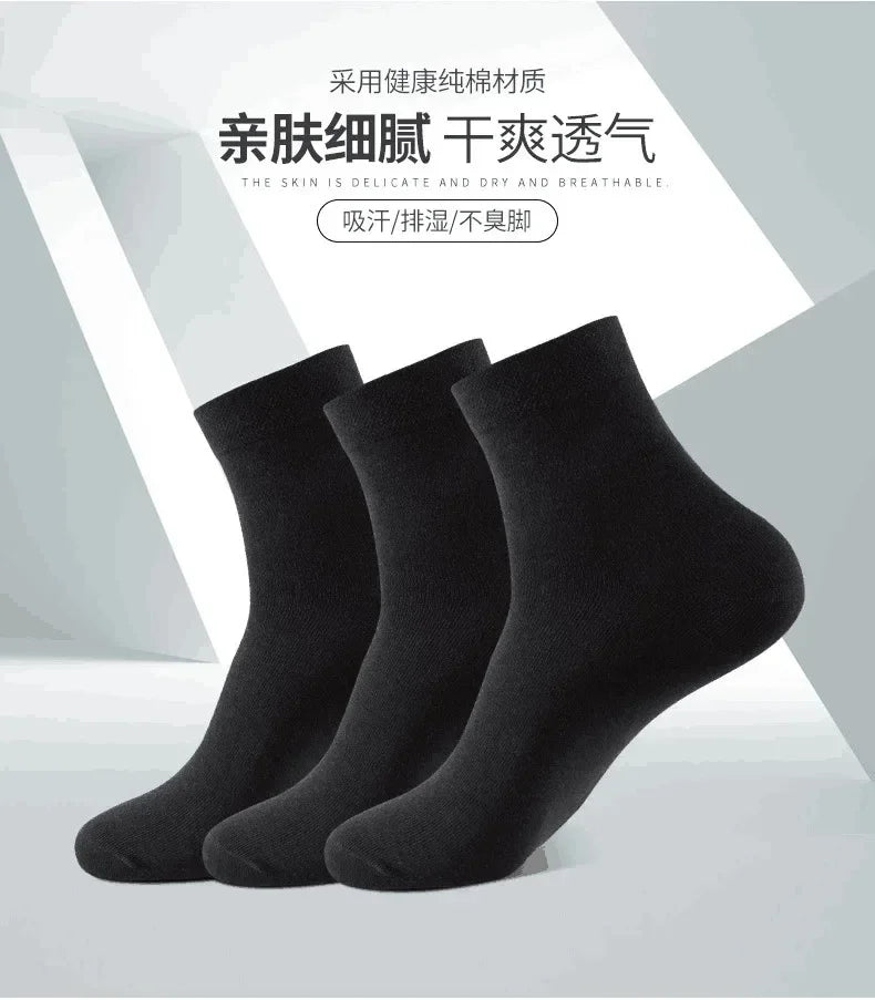 3 Pairs Black Men Socks Cotton For Men Pair Set Long KupiVIP S Underwear Business for Feather Shoes
