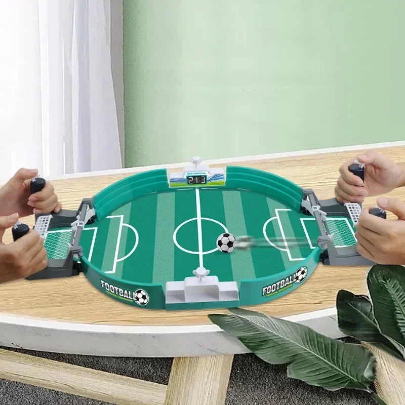 Mini Foosball Games, Tabletop Football Soccer Pinball for Indoor Game Room Games, Foosball Desktop Sports Board Games Mini Adult Main image