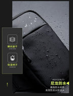 New chest bag for men and women's leisure, fitness, sports, crossbody bag, chest bag, casual men's bag, large capacity bag trend