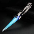 Tactical Shooter Foldable Butterfly Blade - 3D Engraved Collectible Toy Portable Melee Gear for Cosplay/Gaming Accessory Gifts