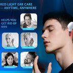 1Pcs Painless 650nm Red Light Otology Laser Therapy Device - Ear Care Instrument for Tinnitus, Otitis Media & Deafness