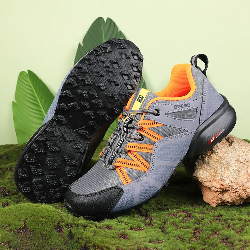 Men Hiking Shoes Outdoor Lightweight Camping Travel Shoes Non-Slip Waterproof Women Large Size Tactical Training Sports Shoes Secondary image