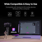 3DMakerpro Seal 3D Scanner, 0.05mm Resolution, 0.01mm Accuracy, 24-bit Color Capture, Anti-shake Lens, 5x More Detail Per Unit