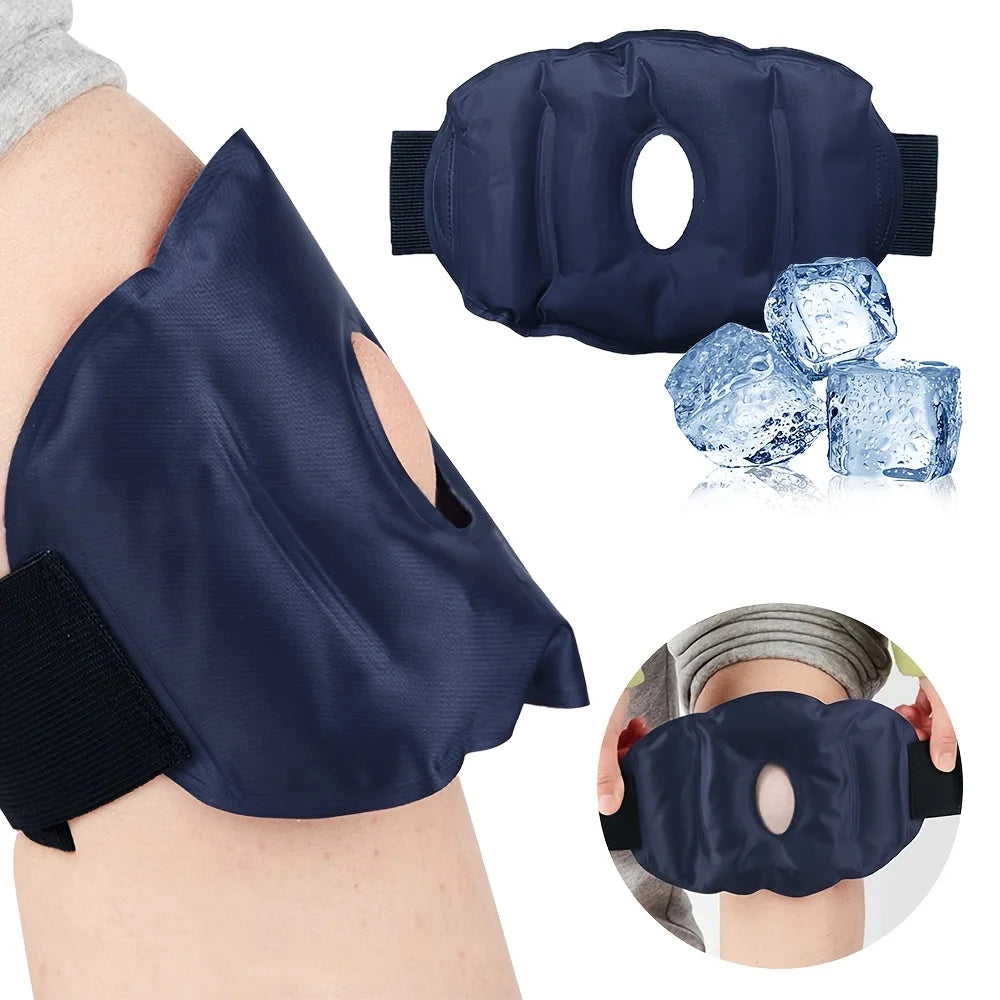 Nylon Gel Knee Ice Pack Reusable Knee Cold and Hot Compress Gel Pack Knee Relief and Relaxation Foot Care Tool Accessories