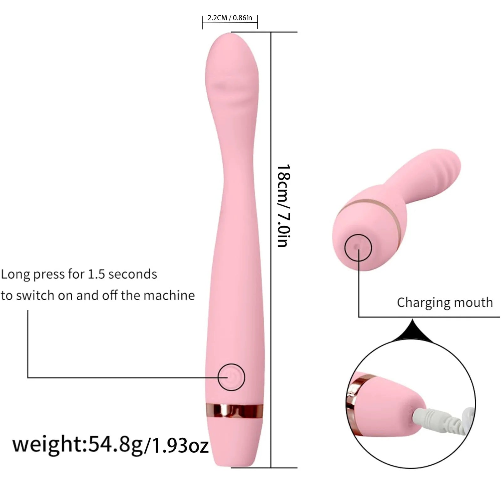 G Spot Vibrator Finger Vibrators Dildo Clitoris Stimulator Vagina Vibrat For Beginners Women Masturbator Massager AV Sex Toys 18