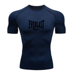 New Men's Compression Running T-Shirt Short Sleeve Gym Fitness Workout Sportswear ZY00139