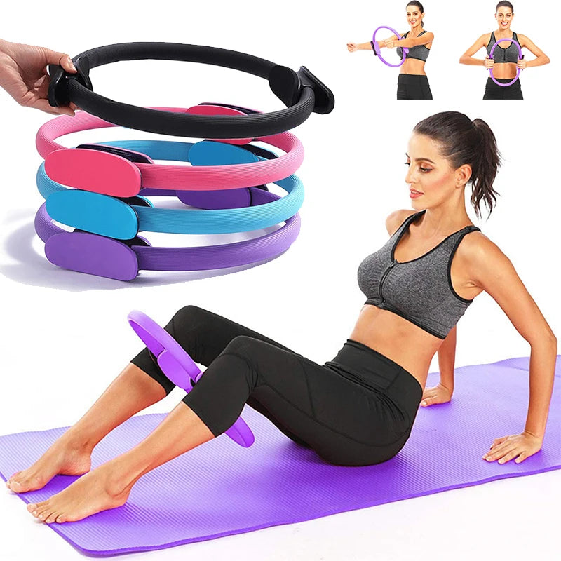1Pcs Yoga Pilates Ring Non-slip Sports Resistance Ring Fitness Shaping Ring Pelvic Floor Muscle Training Fitness Yoga Equipment Main image