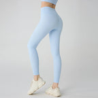 Naked feeling Yoga Leggings Women High Waisted Hip Lifting Fitness Leggings Running Cycling Pants Breathable Sports Leggings