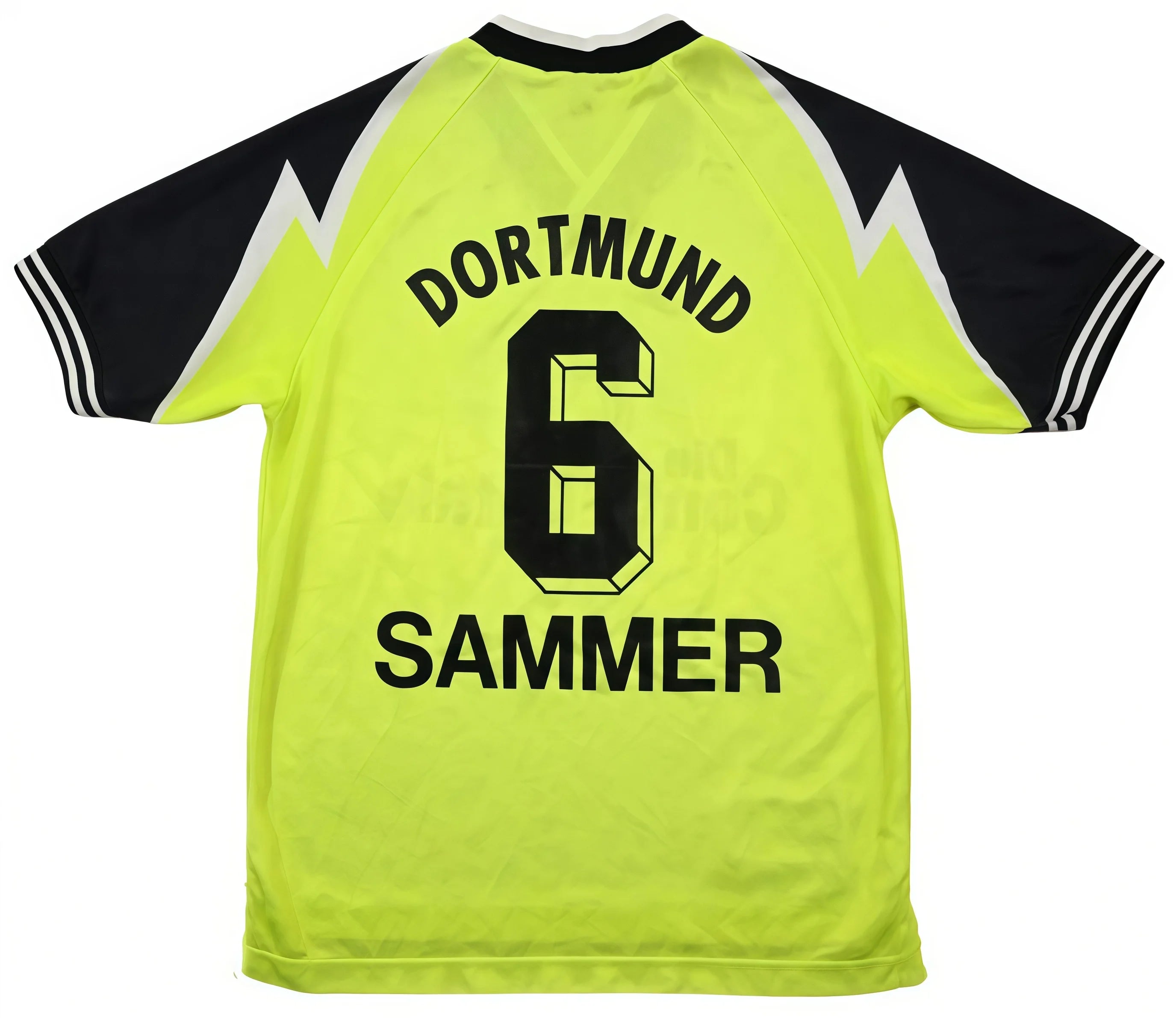 Best-Selling 1995-1996 Dortmund Sammer Retro 3DPrinted Soccer Short Sleeve Tee-Adults&Kids,Training Daily Sports&Casual Wear