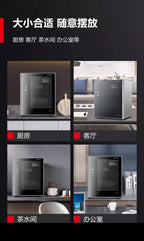 Household Small Vertical Desktop Mini Double Door High Temperature Disinfection Cabinet Kitchen Commercial Sterilizer Cupboard