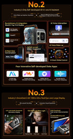 Blackview XPLORE 1 Outdoor Mobile Phone, 5G Waterproof Rugged Smartphone Android 15, 6.78'' 2.4K Display, 16GB+512GB, 20000mAh