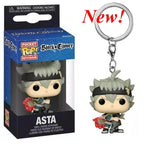 NEWest Arrival FUNKO with Box Keychain Black Clover Asta Noelle Yami Vinyl Action Figure Keychain Collectible Model Toy