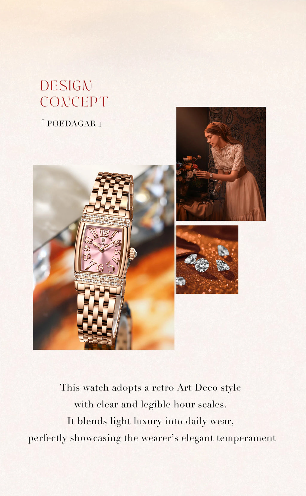 POEDAGAR Elegant Watch For Woman Stainless Steel Quartz Waterproof Ladies Watch High Quality Casual Women's Watches Female Reloj