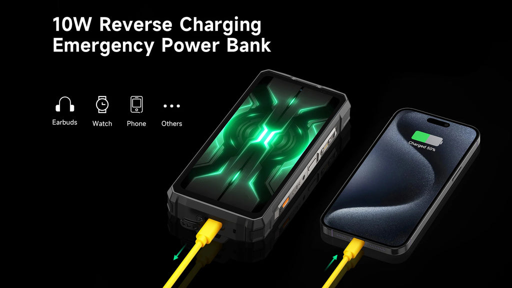 【2025 New】Ulefone Armor 33 Pro 5G Rugged Phone Smartphone Android 14 32GB+512GB 25500mAh Night Camera 64MP NFC Loud Speaker