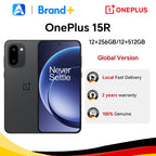 OnePlus 15R Global Version Smartphone 5G,12GB+256GB,12GB+512GB, Snapdragon 8 Gen 5,7400mAh,165Hz Display,IP69,Black