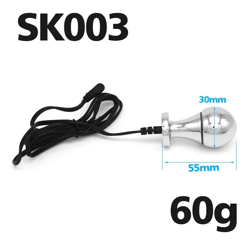 Electric Shock Butt Plug Sex Toys for Couples Masturbation Vagina Anus Dilator Prostate Massage Flirting Sex Products Anal Plug