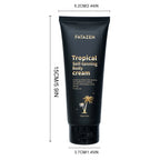 Instant Dark Tanning Lotion - Natural Self-tanner, bringing the body a stripe-free medium dark gradient tan