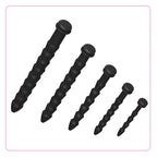 5 Sizes Curved Urethral Sound Penis Insert Stimulation Dilator Chastity Catheter Hollow Penis Plug With Stopper Sex Toys For Men