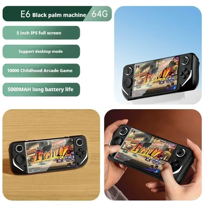 E6 Handheld Gaming Machine Compete With The New Large 3d Gaming Handheld Console 5-Inch Large Screen Portable Gaming Console