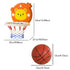 Children's basketball stands, indoor shooting balls, assemblable and foldable hanging toys