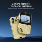 SERVO V9 Small Mobile Phone 2.01inch 2 SIM Cards Magic Voice FM Radio Torch Speed Dial 2G GSM Mini Keyboard Mobile Phone MP3 MP4