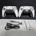 4K 64G Retro Game Console: M15 Game Stick with 40000+ Classic Arcade Games, Dual Wireless Controllers 2-Player TV System