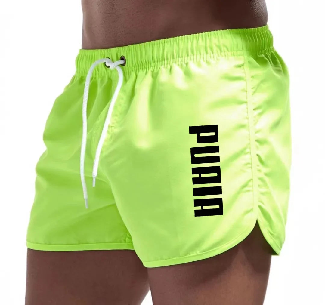 New Hot Summer Swim Trunks Sport Gym Running Shorts Male Beachwear Luxury Beach Shorts Quick Dry Mens Siwmwear Board Briefs