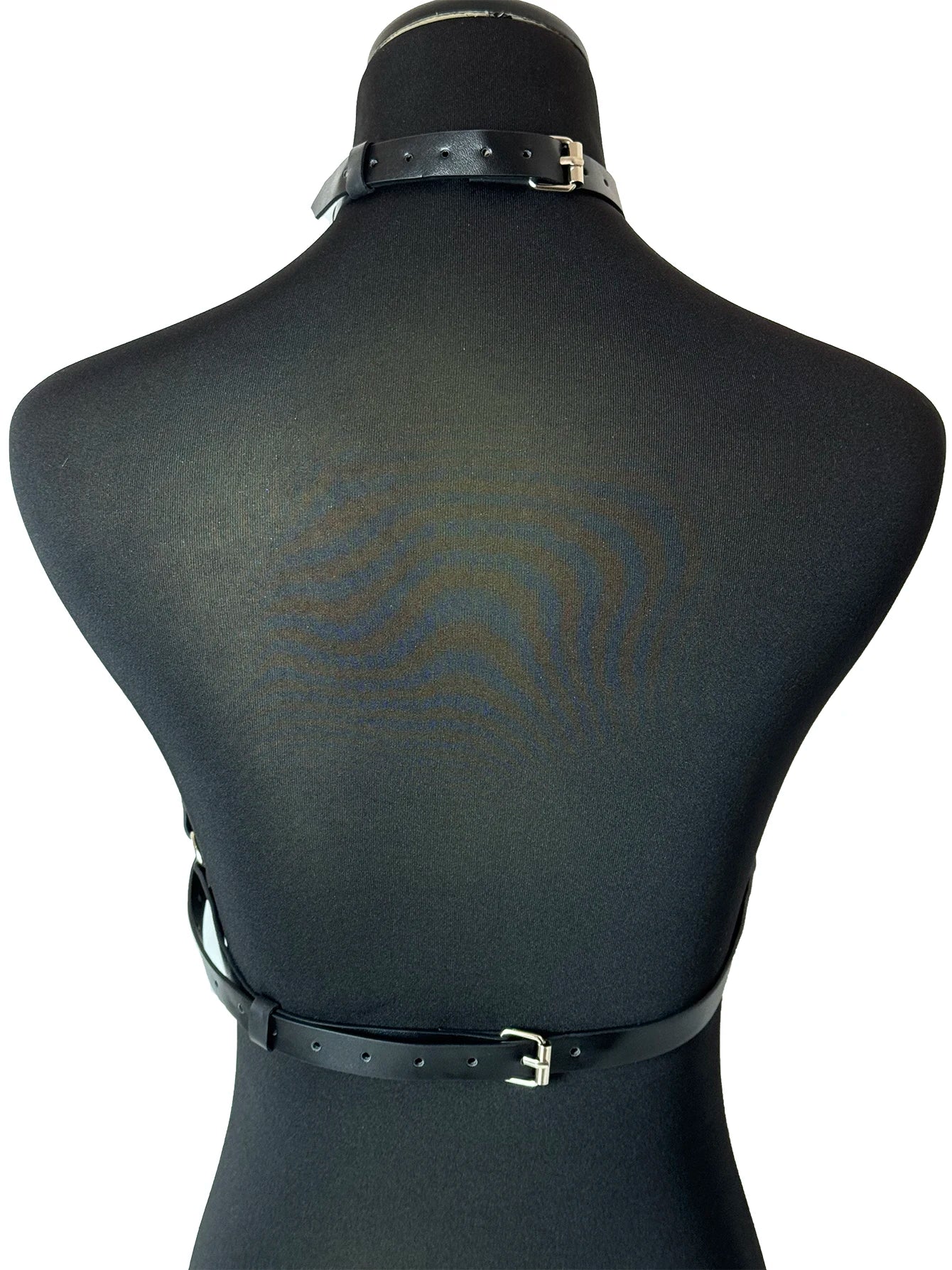 Women Fashion Belt Female Street Style Harness Adjustable Chest Belt with Chain Leather Waistband Gothic Clothing Accessories