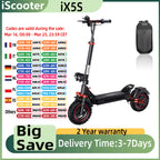 iScooter iX5S  Adults Electric Scooter 1000W Motor 48V15Ah Battery 11Inch  All Terrain Tire Foldable Electric Scooter