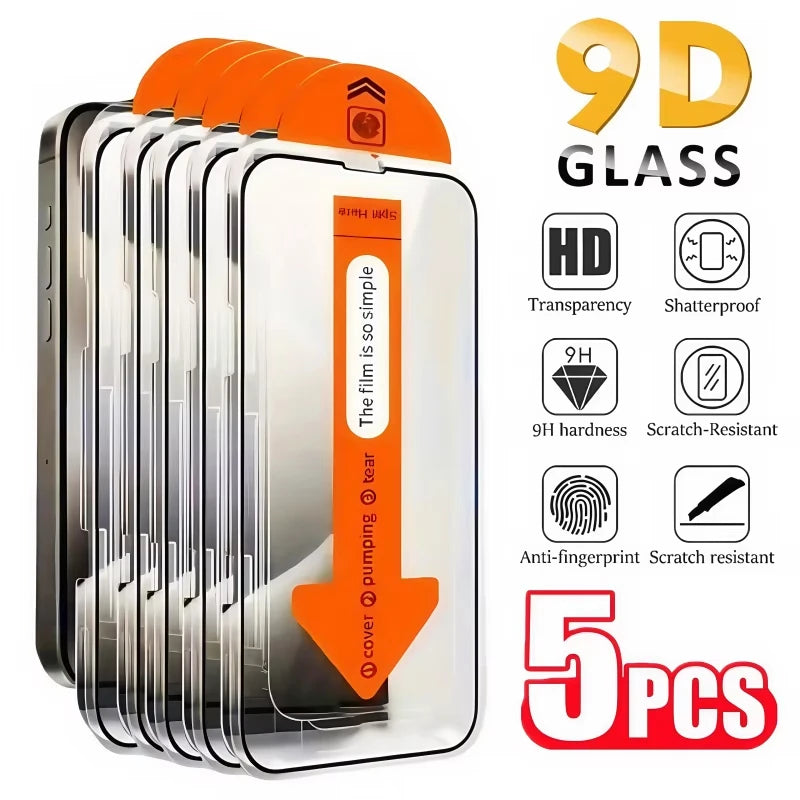 HD Screen Protector For Samsung A57 A17 A16 A56 5G A55 A36 A35 A26 A24 A15 A14 A13 A12 A71 A72 A73 Dust Free Easy Install Glass Main image