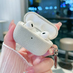 Winter Matte Corduroy Fabric Hook Earphone Case For Apple Airpods 1 2 3 4 Pro 3 2 Wireless Bluetooth Earphone Anti Scratch Cover