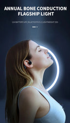 Lenovo New Real Bone Conduction Sport Headphone Wireless Earphone Bluetooth-compatible Headset Hands-free With Mic For Running