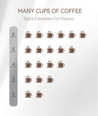 HiBREW 3 in 1 America Drip Coffee Machine Pour Over Coffee Maker Glass Teapot Hot Tea Maker  750ML H12