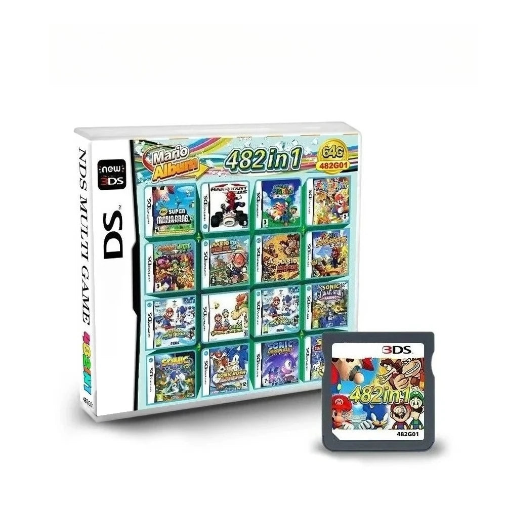 NDS Game Card 482in1 520in1 4300in1 500in1 468in1 Game Card Retro Game Collection  for 3DS, NDS