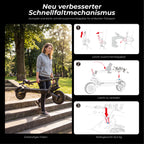 V5Pro Offroad E Scooter 10 Zoll ABE zertifiziert 500W 48V12.5Ah Geländereifen Dual Federung E Bremse Voltix APP Deutschland