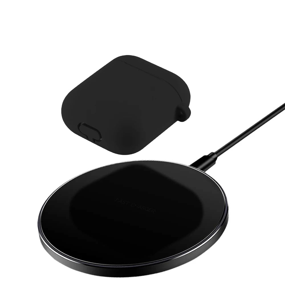 Silicone Case For apple Airpods 2 Case hook Bluetooth Case for airpod 1 2 Cover For Air Pods 1/2 Case Earphone Accessories skin