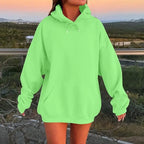 Women's Hoodies Pullover Spring Autumn Casual Hoodie 2026 Sweatshirts Solid Color Hoodies Oversize Black Sweatshirt Women Top